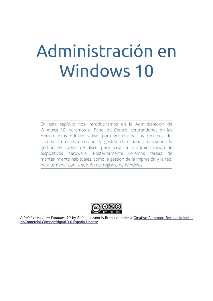 Imágen de pdf Administración en Windows 10
